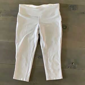 White Chevron Leggings